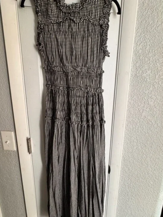 Doen Mallory Dress Gingham Xs - Picture 3 of 7